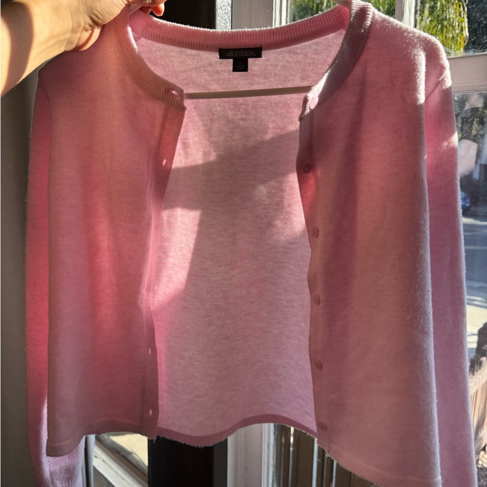Wild Fable Light Pink Women's Cardigan